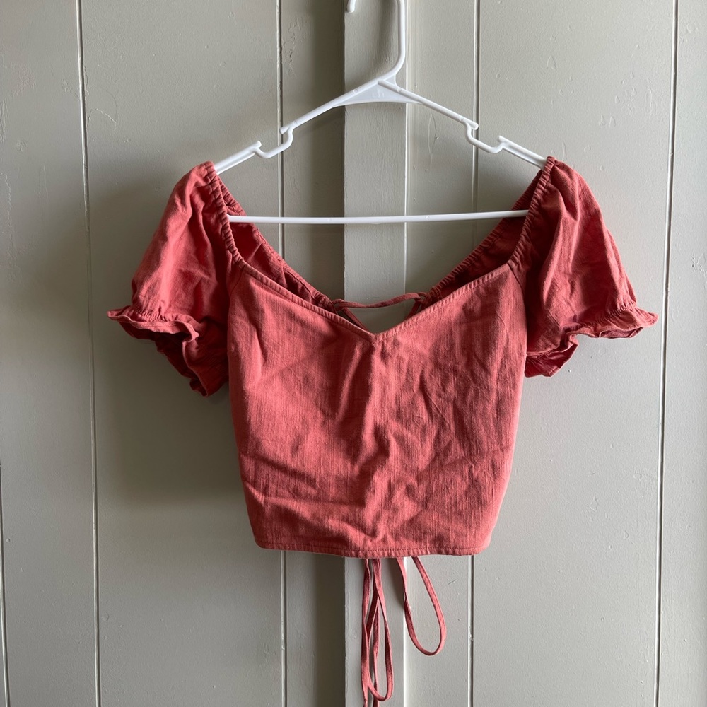 Tilly’s lace back crop top